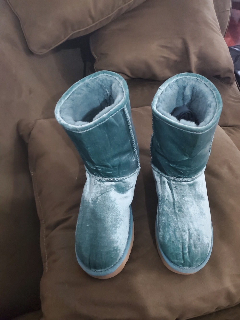 NWOT Ugg Velvet Boots Size 9
